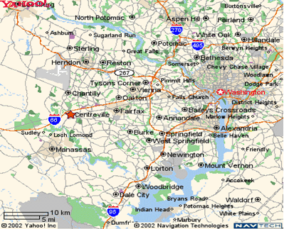 Centreville Virginia Map