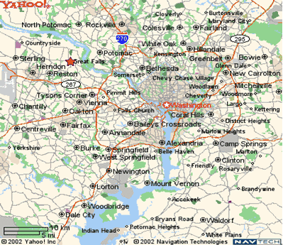 Great Falls, Virginia Map