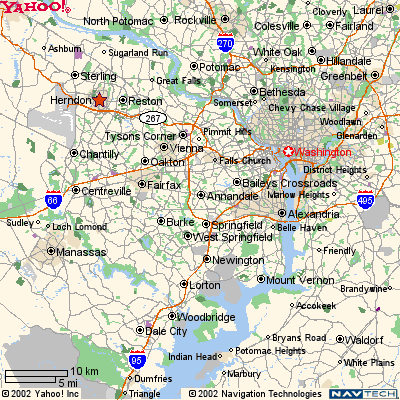 Herndon, Virginia Map