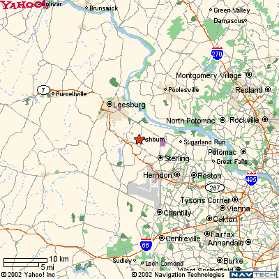 Ashburn, Virginia Map